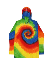 Load image into Gallery viewer, Colortone 2777 — Unisex Tie-Dyed Hooded Long Sleeve T-Shirt
