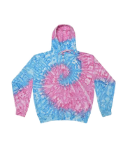 Load image into Gallery viewer, Colortone 8888 — Unisex Tie-Dyed Full-Zip Hooded Sweatshirt
