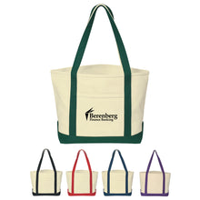 Load image into Gallery viewer, Medium Starboard Cotton Canvas Tote Bag
