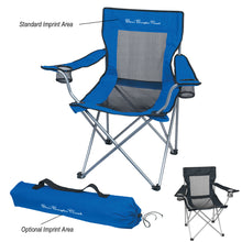 Load image into Gallery viewer, Mesh Folding Chair With Carrying Bag
