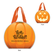 Load image into Gallery viewer, Reflective Halloween Pumpkin Tote Bag

