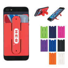 Load image into Gallery viewer, Silicone Phone Wallet With Stand
