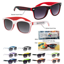 Load image into Gallery viewer, Two-Tone Malibu Sunglasses
