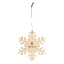 Load image into Gallery viewer, Wood Ornament - Snowflake
