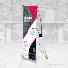 Load image into Gallery viewer, X-Style Collapsible Outdoor Banner Stands

