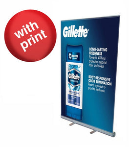 Retractable Roll Up Banner Stand - 45" Wide