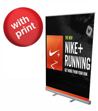 Load image into Gallery viewer, Retractable Roll Up Banner Stand - 57&quot; Wide
